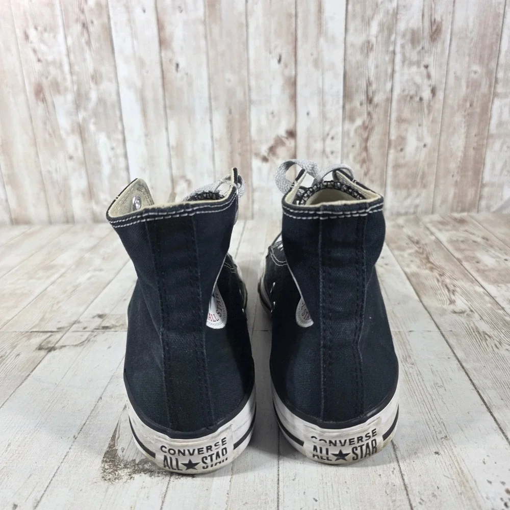 Converse Chuck Taylor All Star High Top Black Canvas Sneakers M9160 Womens 7.5 - Picture 3 of 8